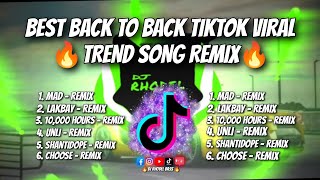 🔥 BEST NONSTOP BACK TO BACK TIKTOK VIRAL TREND SONG REMIX DJ RHODEL BASS 2K242K25 🔥 [upl. by Charbonnier71]