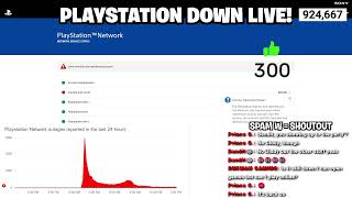 🔴 PLAYSTATION NETWORK DOWN LIVE How To Fix PlayStation Servers Not Working PSN ERROR [upl. by Linus497]