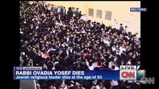 CNN Reports On Ovadia Yosef Influential Israeli Spiritual Leader Funeral [upl. by Urbas271]