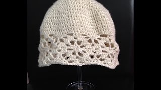 How to crochet hat in adult sizes SML [upl. by Almeeta]