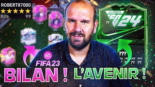 Toujours à 0€ sur FC 24  Team à 132 FIFA 23  Achat Revente sur FC 24  BILAN FIFA 23  EPISODE 100 [upl. by Minda841]