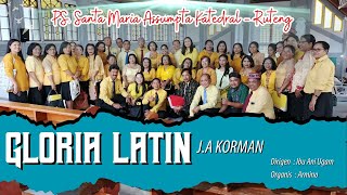 GLORIA J A Korman  PS St Maria Assumpta KatedralRuteng [upl. by Anuqahs457]