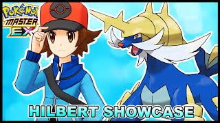 Best Pure Physical Support Hilbert amp Samurott Dual Striker Showcase  Pokemon Masters EX [upl. by Alanson797]