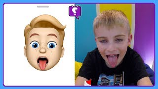 NEW MEMOJI iPhone Character Creation with HobbyKidsTV [upl. by Helfand]