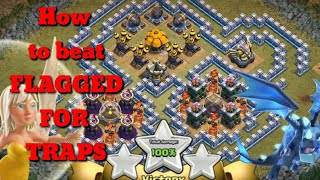 How to get 3 star on Flagged for Traps  Townhall 1112 and 13  Clash of Clans  Single Player [upl. by Leirda]