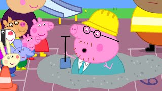 Daddy Pig se atasca en el hormigón  Peppa Pig en Español Episodios Completos [upl. by Belva]