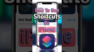 How To use Shortcuts On Your iPhone shorts [upl. by Akinat]