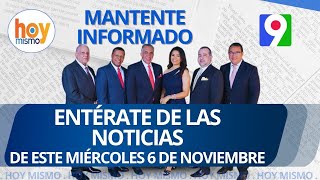 Titulares de prensa dominicana miércoles 06 de noviembre 2024  Hoy Mismo [upl. by Bravar]