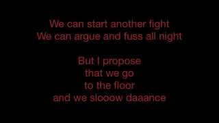 John Legend  Slow Dance  Lyrics  SANFRANCHINO [upl. by Nelram]