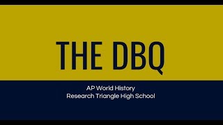 Introduction to the DBQ [upl. by Carolynn]