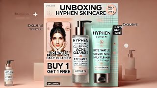 Unboxing Kriti Sanons Hyphen Cleansers  Anniversary Offer Buy 1 Get 1 Free [upl. by Euqirne192]