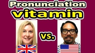 How to Pronounce VITAMIN in British and American English  ForB English Lesson [upl. by Vano]