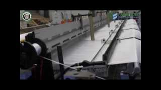 Production of highstrength woven geotextile Armostab [upl. by Leiuqeze179]