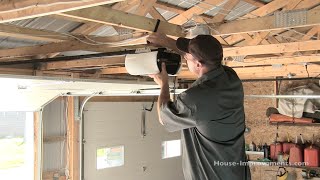 How To Install A Garage Door Opener [upl. by Issi]