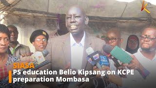 PS education Belio Kipsang on KCPE preparation Mombasa [upl. by Lekram]