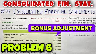 15 Consolidated Financial Statements  Problem 6  CA INTER  By Saheb Academy [upl. by Suravat155]