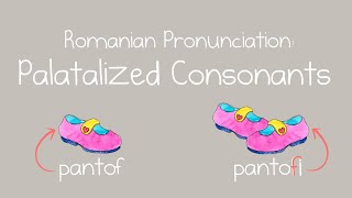 Romanian Pronunciation Palatalized Consonants [upl. by Evette]