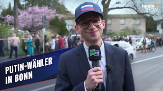 Fabian Köster – als RussiaTodayReporter bei den PutinWahlen  heuteshow vom 22032024 [upl. by Ozen]