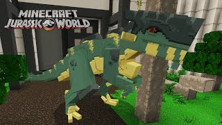 NUEVO DINOSAURIO SUPERHIBRIDO DE TIRANOSAURIO REX ARMIGER REX JURASSIC WORLD DLC Minecraft [upl. by Tish]