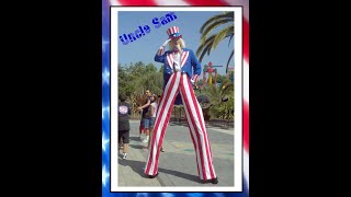 Uncle Sam Stilt walker [upl. by Wessling]