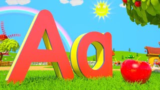 Alphabets Phonics Song Preschool Rhyme and Song for Kids [upl. by Ahsiret]