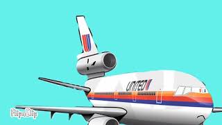 United 232 Crash animation [upl. by Joab827]