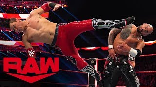 Ricochet vs Humberto Carrillo – Gauntlet Match Raw Dec 16 2019 [upl. by Yeliab]