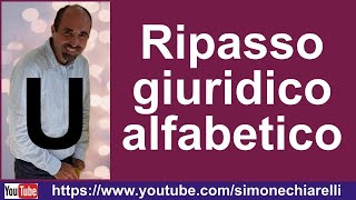 Simone Chiarelli in ripasso giuridico alfabetico U [upl. by Kirshbaum]