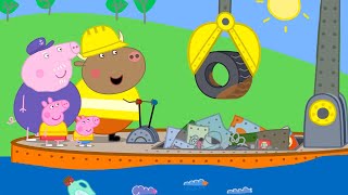 Cleaning Up The River 🛞  Peppa Pig Official Full Episodes [upl. by Einned]