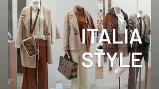 ITALIA STYLE 🇮🇹 Beautiful Italian fashion Autumn🍁🍁🍁 [upl. by Souza]