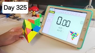 1 Year Cubing Pyraminx Challenge Day 325365 ao5 528  Noob Cuber [upl. by Eduino80]