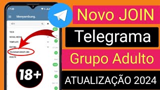 Como adicionar links de grupos do Telegram  Último link de grupo do Telegram 2024 [upl. by Carly]