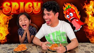 WORLDS SPICIEST KOREAN RAMEN CHALLENGE WITH MY SISTER 🌶😱 [upl. by Fonz]