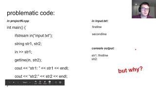 Using getline and the stdistream Extraction Operator in Tandem [upl. by Killy]