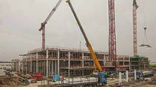 Timelapse Onderwijsgebouw Inholland Sluisbuurt Amsterdam [upl. by Caron]