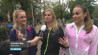 Recordaantal vrouwen loopt marathon  RTL NIEUWS [upl. by Inigo]