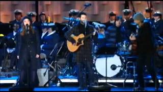 Adam Levine Maroon5 amp Sara Bareilles  Happy Christmas Live [upl. by Trenna985]