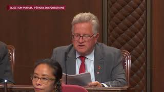 Senator Rob Black  Ministerial Question Period with Minister of Fisheries and Oceans  June 4 2024 [upl. by Goode]