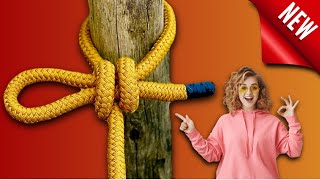 Three classic knots that are often used outdoors hdknots rope knots [upl. by Ettebab]