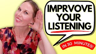 Improve Your English Listening Skills IN 30 MINUTES [upl. by Llesram]