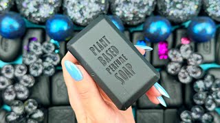 ASMR★Soap boxes with glitterampfoam★Clay cracking★4K★ [upl. by Artinad]