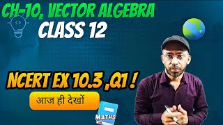 Vectors Exercise 103 Question 1 Class 12 Maths Ch 10 Vector Algebra  Ex 103 Class 12 Maths Q1 [upl. by Couture]