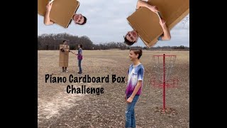 Piano Cardboard box Challenge [upl. by Rasia]