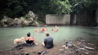 Bañándonos en Joya Lencaamigoscomidabebidaschalatenangoriodiversionnaturaleza [upl. by Nollahp]