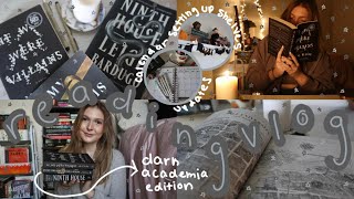 READING VLOG  reading dark academia books for a week 🕯️ [upl. by Warder]