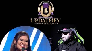 Mere Rashke Qamar  Sneha Shankar Audition Performance Reaction Indian Idol 15 subscribe [upl. by Yerot369]