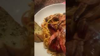 ￼ Mardi Gras pasta foodies ￼ Pappadeaux [upl. by Ylnevaeh261]