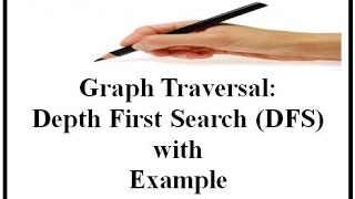 Graph Traversal Depth First Search DFS with Example [upl. by Limaa]