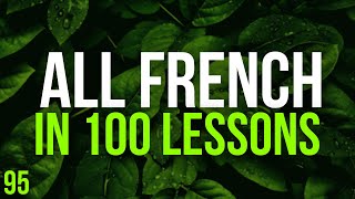 All French in 100 Lessons Learn French Most important French phrases and words Lesson 95 [upl. by Rizzo]