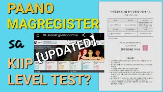 【UPDATED】 KIIP LEVEL TEST  HOW TO REGISTER  EPS WORKER  SOUTH KOREA  JAYSUNDAY TV [upl. by Eirehc538]